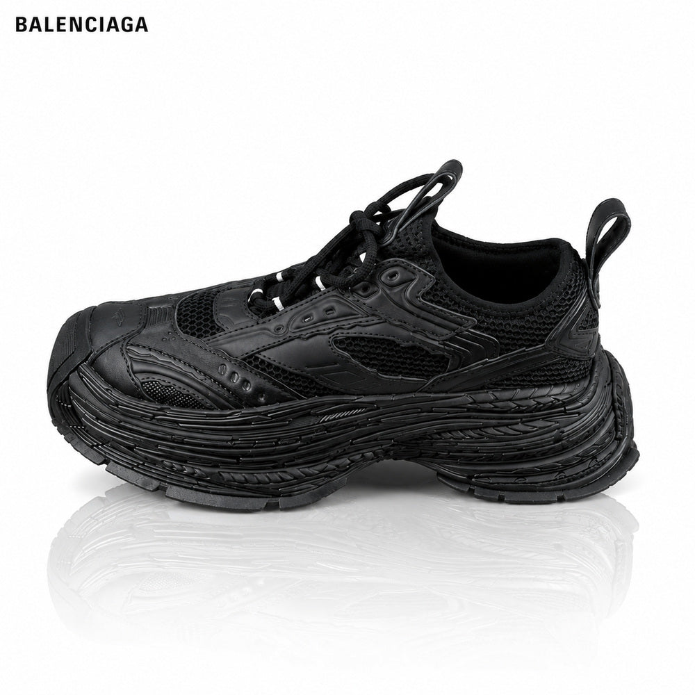 Exclusive Balenciaga Thick Sole Limited Edition Shoe — Black — Size 36 — Front View