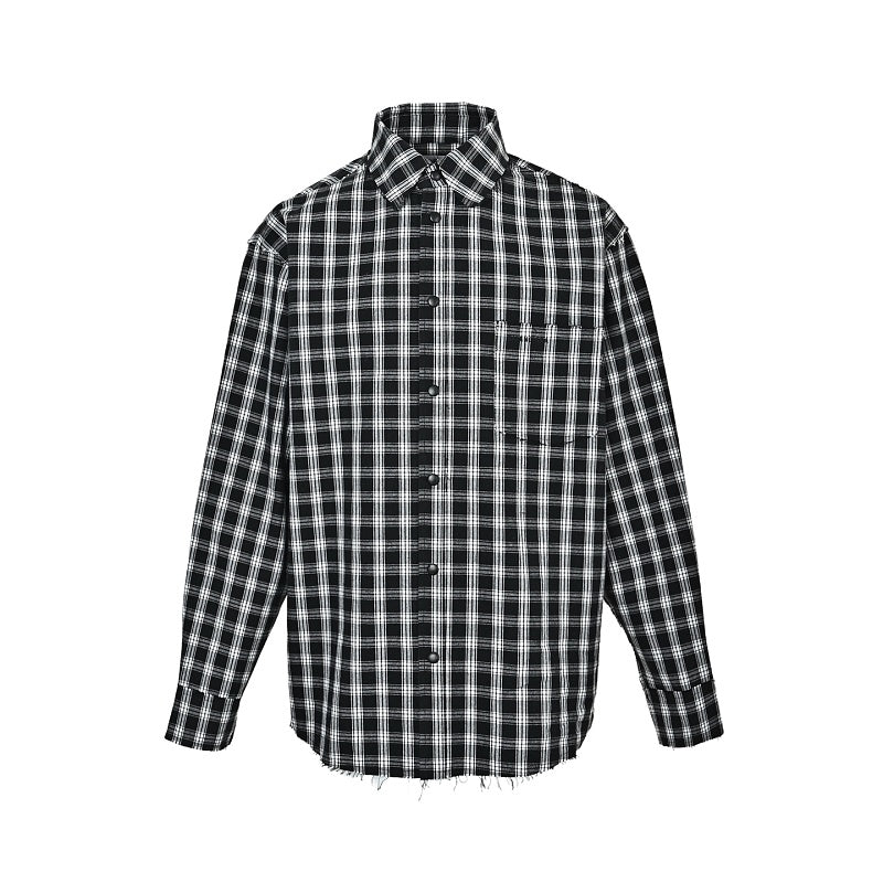 Exclusive Balenciaga Cotton Shirt with Glass Fiber Trim — XS — Front View
