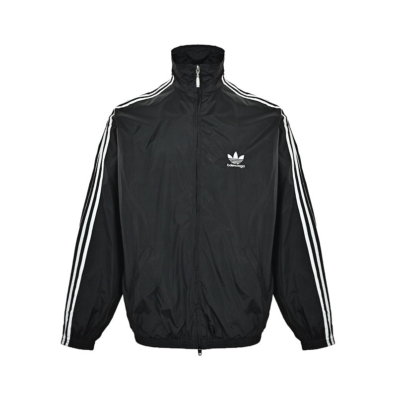 Exclusive Balenciaga 2026SS Glass-Fibre Trim Cotton Jacket — S — Front View