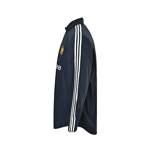 Exclusive Balenciaga x adidas Navy Long-Sleeve Football Shirt — 1 — Side View