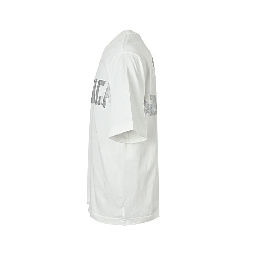 Exclusive Balenciaga 100% Cotton Crewneck T-Shirt - Style 04 — S — Side View