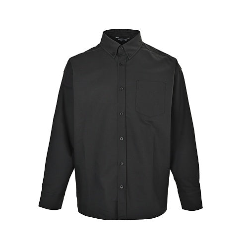 Exclusive Balenciaga Oversized Logo Cotton Shirt — 1 — Side View