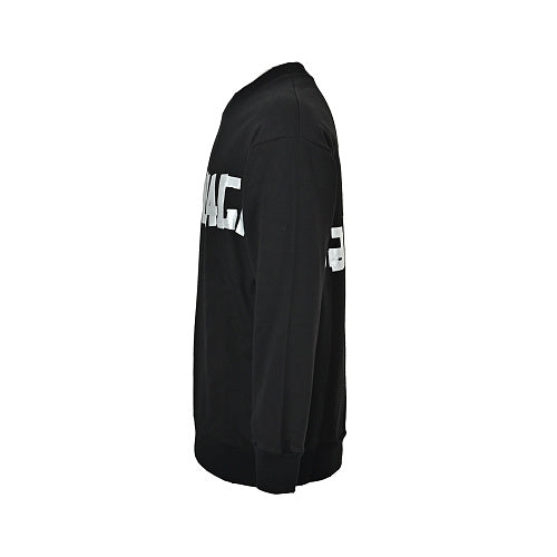 Exclusive Balenciaga Logo Print Unisex Cotton Hoodie — XS — Side View