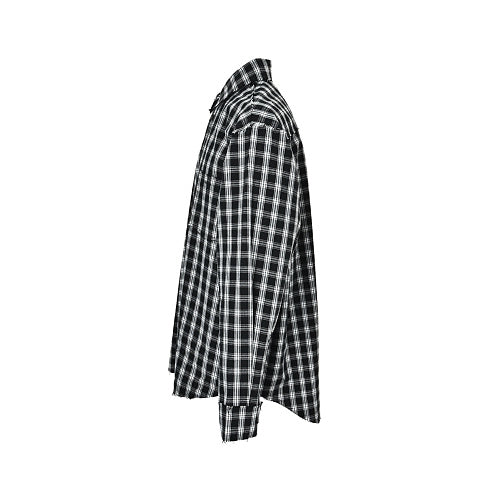 Exclusive Balenciaga Cotton Shirt with Glass Fiber Trim — XS — Side View