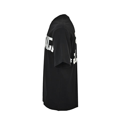 Exclusive Balenciaga Cotton T-Shirt with Glass-Fibre Trim — XS — Side View