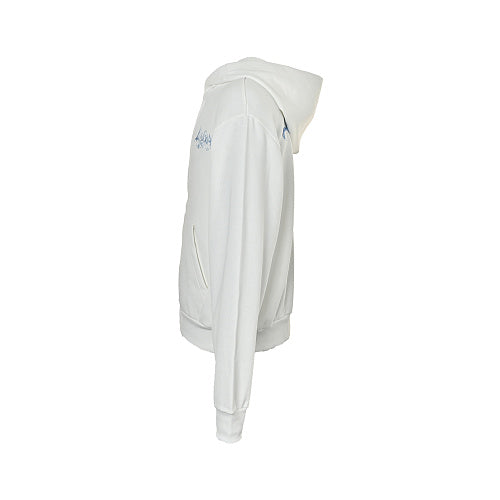 Exclusive Balenciaga Graphic Print Cotton Hoodie — XS — Side View