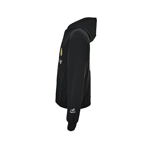 Exclusive Balenciaga Printed Cotton Hoodie — S — Side View