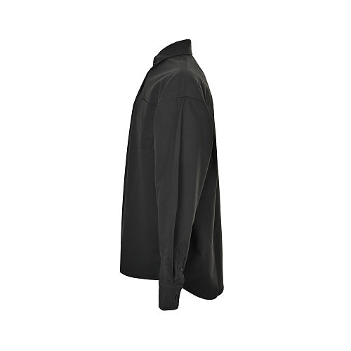 Exclusive Balenciaga Oversized Logo Cotton Shirt — 1 — Back View