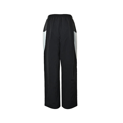 Exclusive Balenciaga Cotton Pants with Glass-Fiber Trim — 46 — Back View