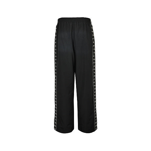 Exclusive Balenciaga Cotton Pants with Glass Fibre Trim — S — Back View