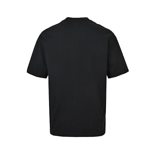 Exclusive Balenciaga T-Shirt - Classic Cotton Crewneck Tee, Black or White — White — Size XS — Back View