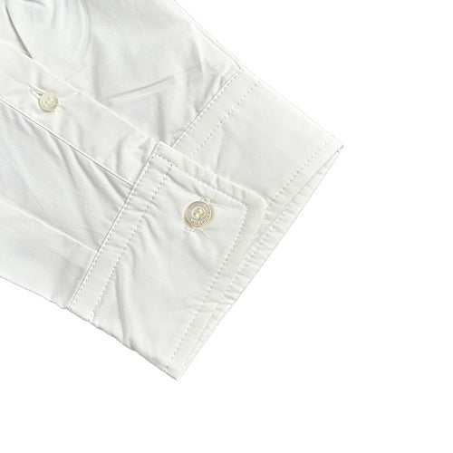 Exclusive Balenciaga Embellished Cotton Shirt — 36 — Top View