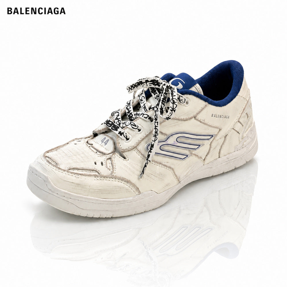 Exclusive Balenciaga Distressed Vintage Shoe — Style 1 — Size 36 — Front View