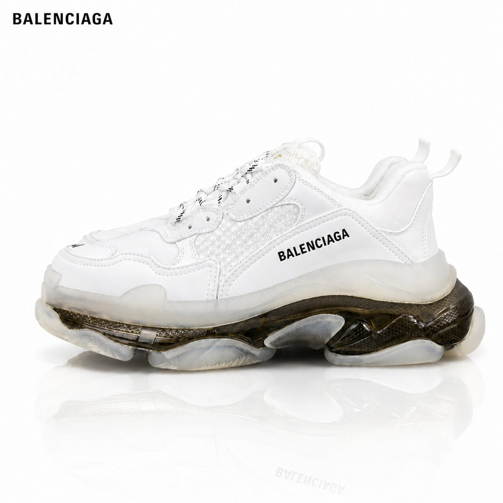Exclusive Balenciaga Limited Edition Couple Style Thick Sole Shoe — Style 1 — Size 36 — Front View