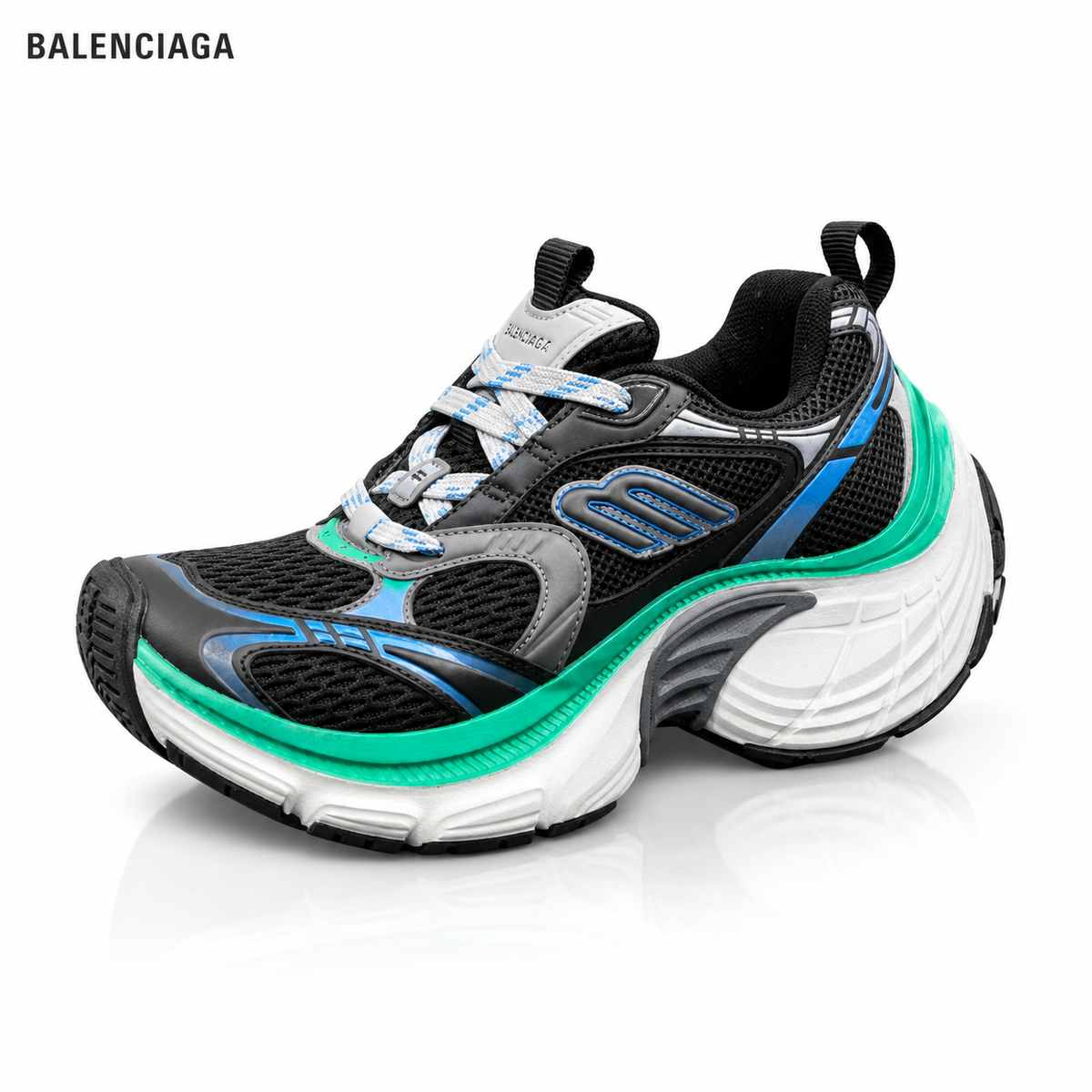 Exclusive Balenciaga Runway Style Couple's Style Shoe — Style 1 — Size 36 — Front View