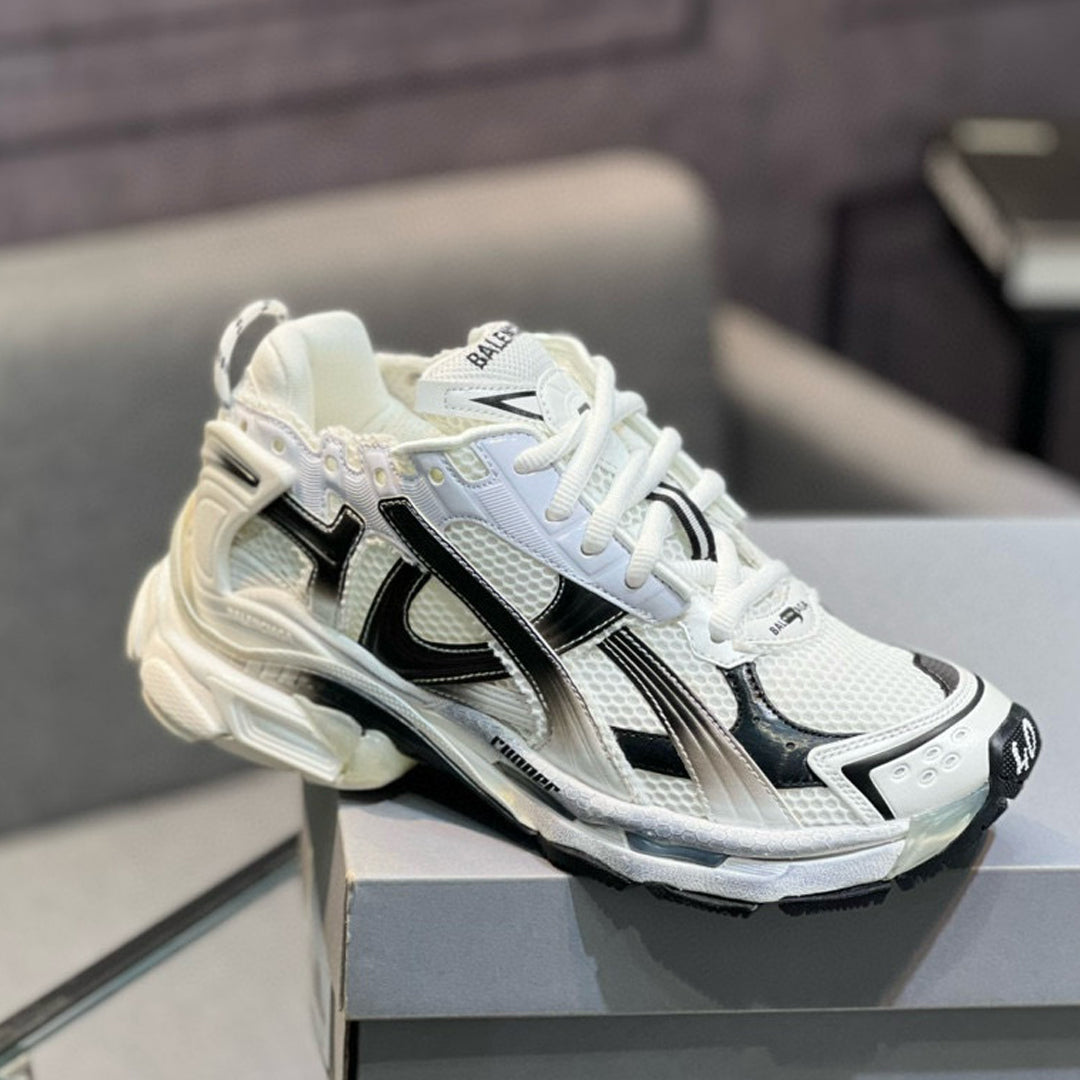 Exclusive Balenciaga Distressed Vintage Couple's Style Shoe — Style 1 — Size 36 — Back View