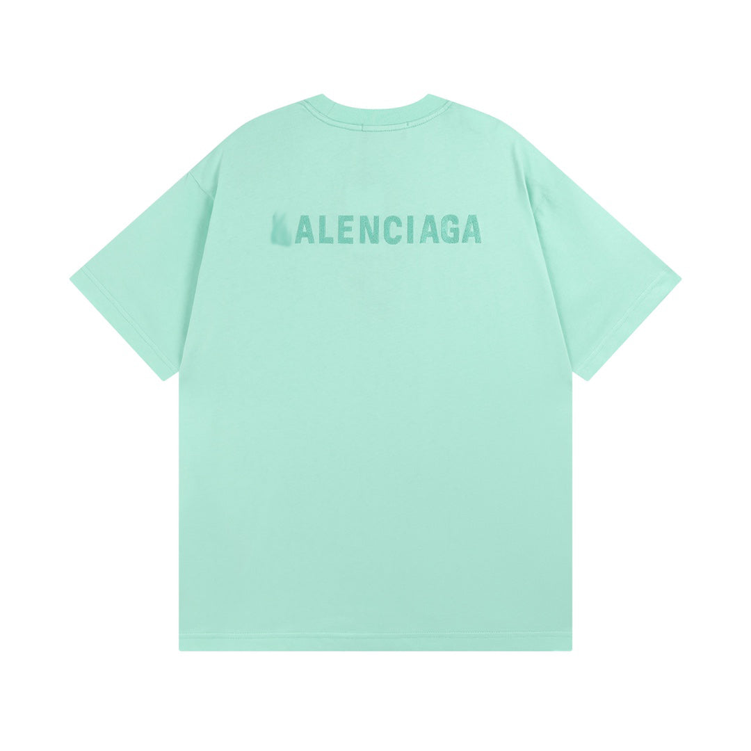 Exclusive Balenciaga  Classic LOGO T-shirt — Black — Size XS — Side View