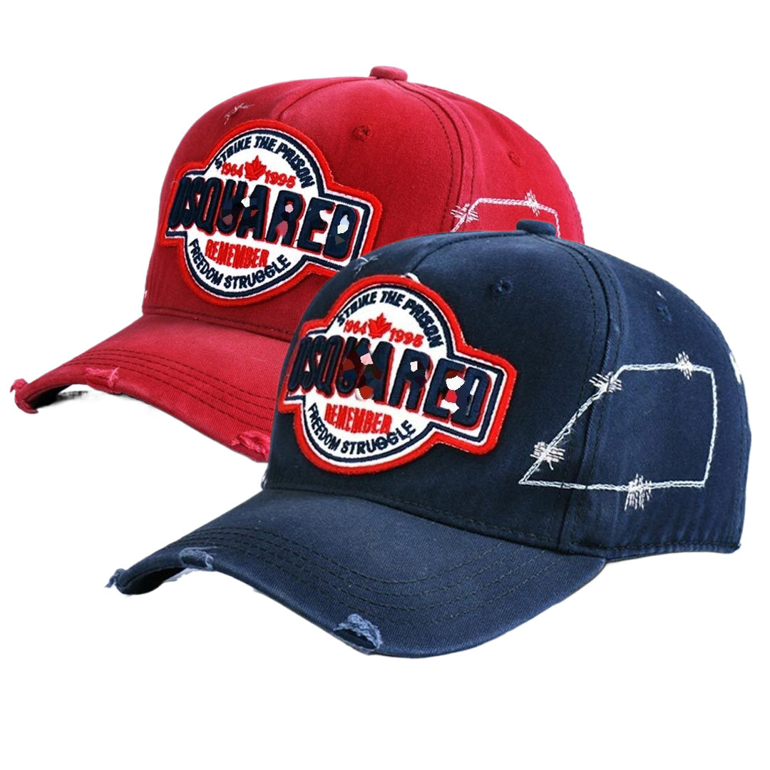 Exclusive dsquared2 2026 Man Hat — Blue — Front View
