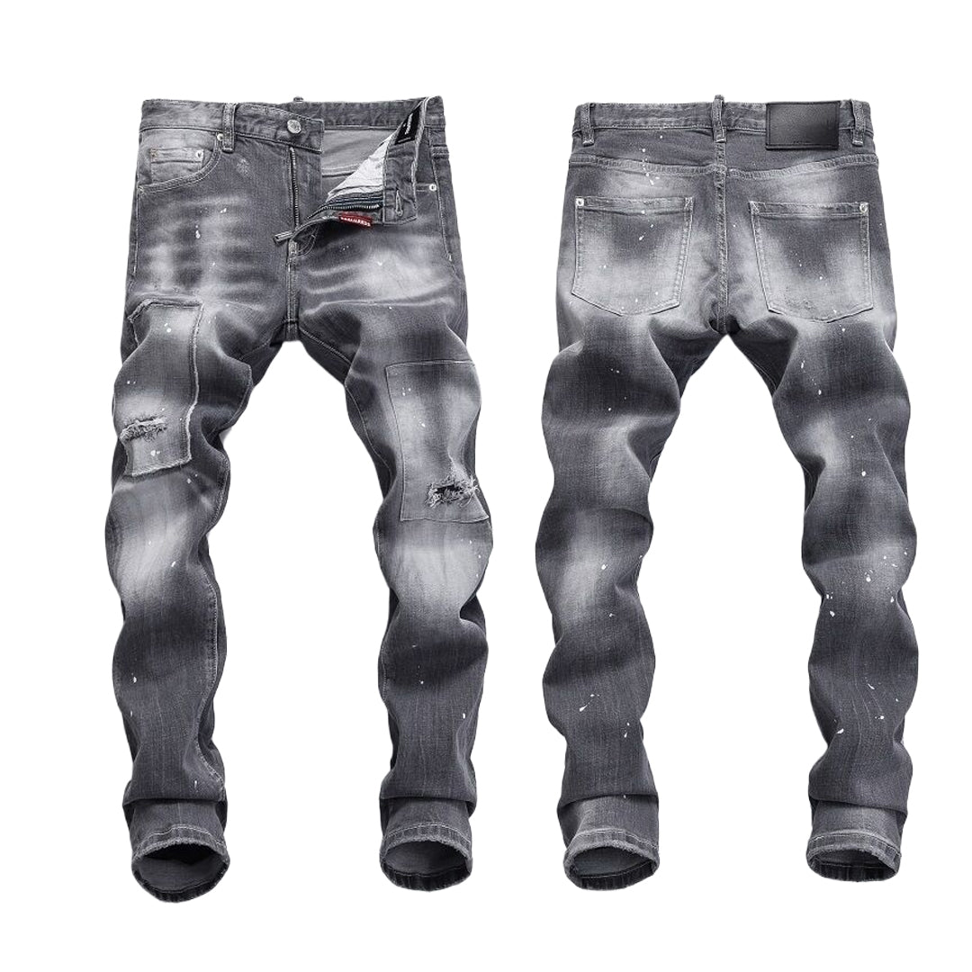 Exclusive dsquared2  Distressed stretch fit Jeans — 28 — Front View