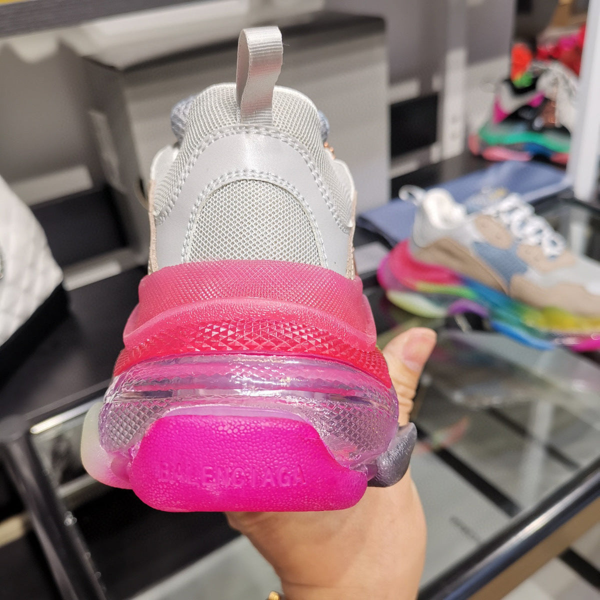 Exclusive Balenciaga Couple's Style Shoe — Style 1 — Size 36 — Top View