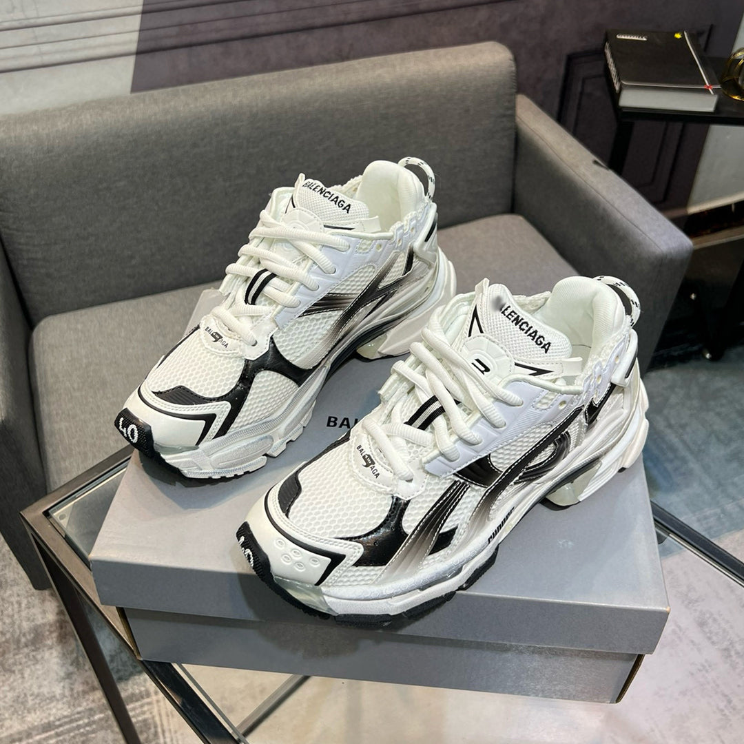 Exclusive Balenciaga Distressed Vintage Couple's Style Shoe — Style 1 — Size 36 — Top View