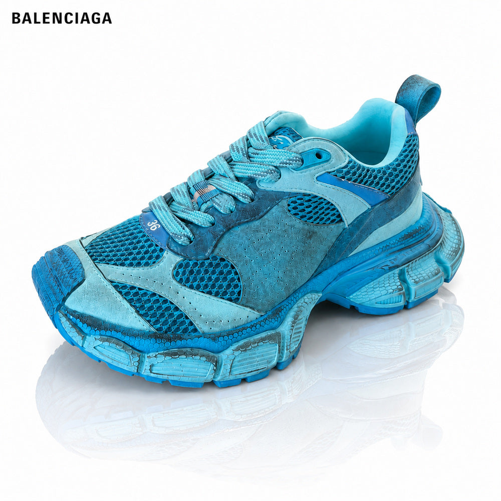 Exclusive Balenciaga Distressed Vintage Style Shoe — Style 1 — Size 36 — Front View
