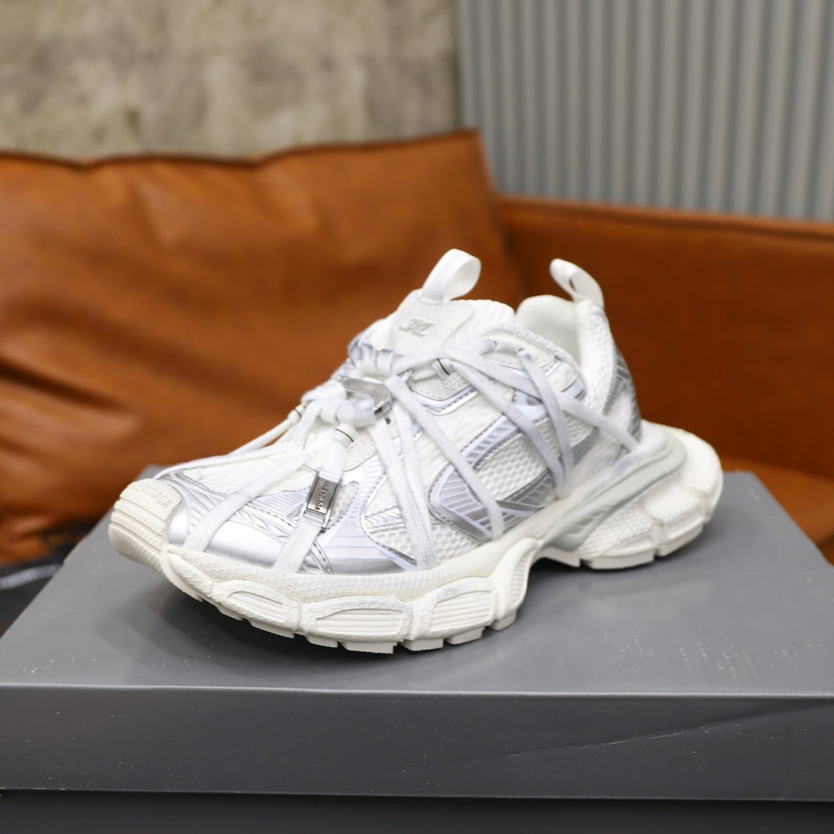 Exclusive Balenciaga Limited Edition Couple's Style Shoe — Style 1 — Size 36 — Side View