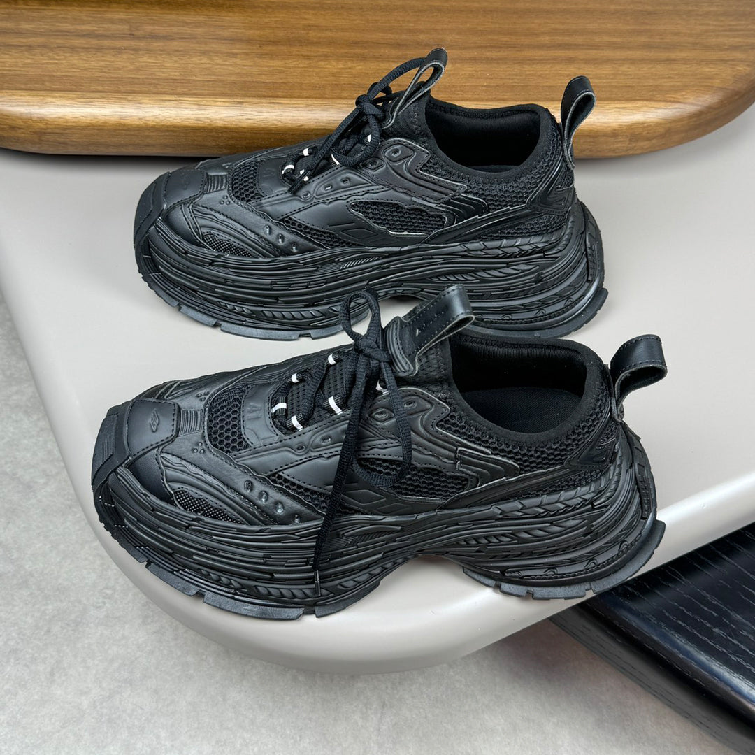 Exclusive Balenciaga Thick Sole Limited Edition Shoe — Black — Size 36 — Side View