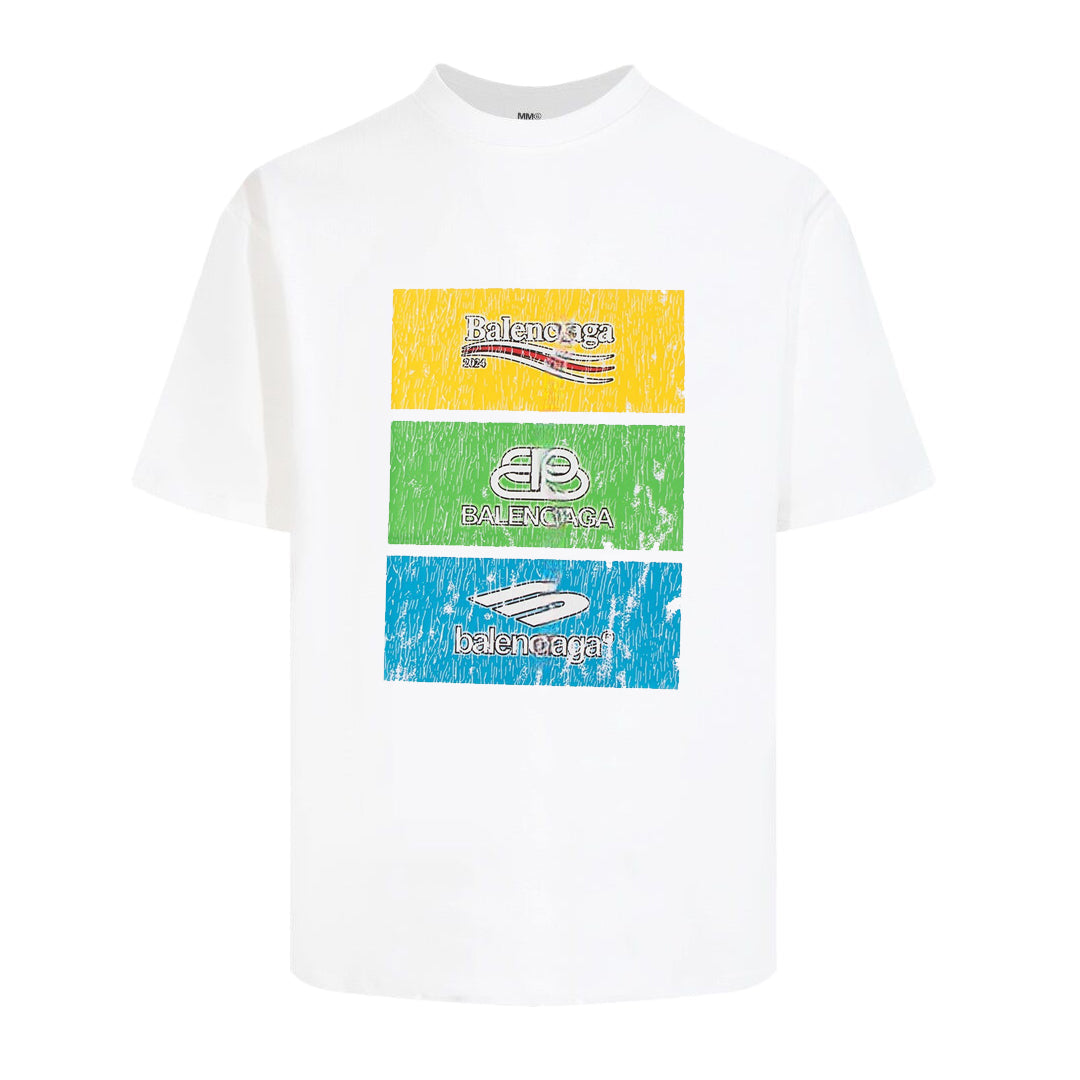 Exclusive Balenciaga Fashionable T-shirt — Black — Size XS — Front View