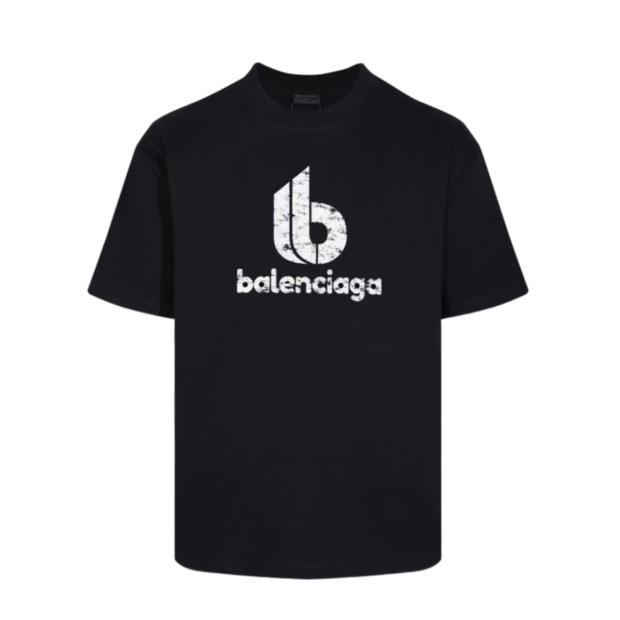 Exclusive Balenciaga Spoof Printed T-shirt — Black — Size S — Side View