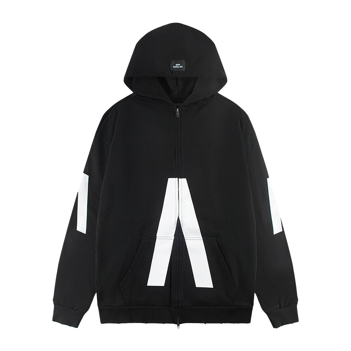 Exclusive Balenciaga Gradient Print Hoodie — XS — Front View