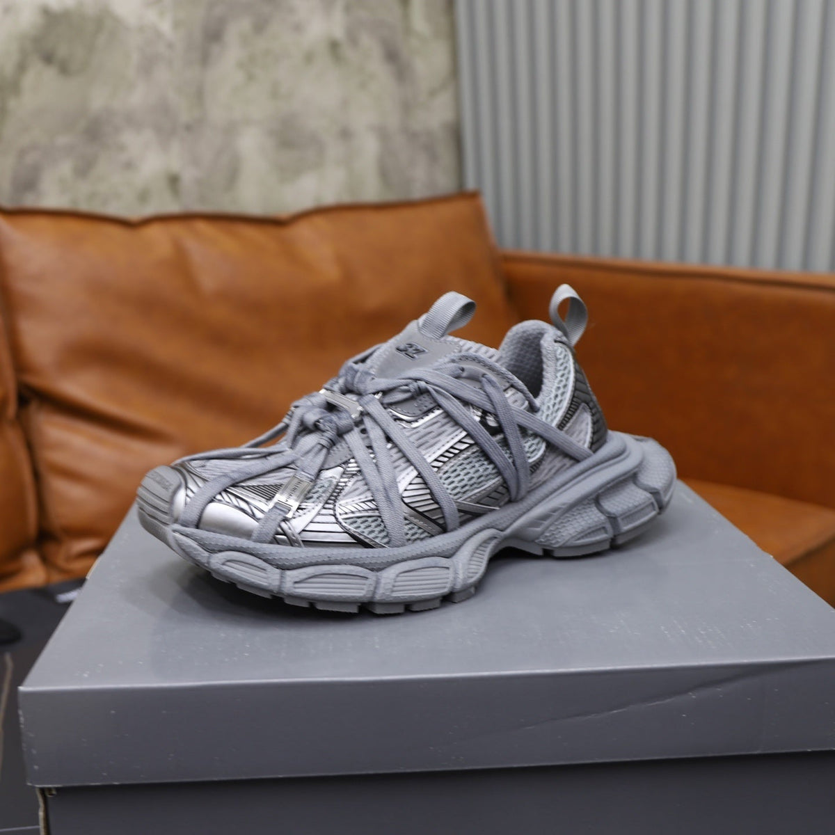 Exclusive Balenciaga Limited Edition Couple's Style Shoe — Style 1 — Size 36 — Side View