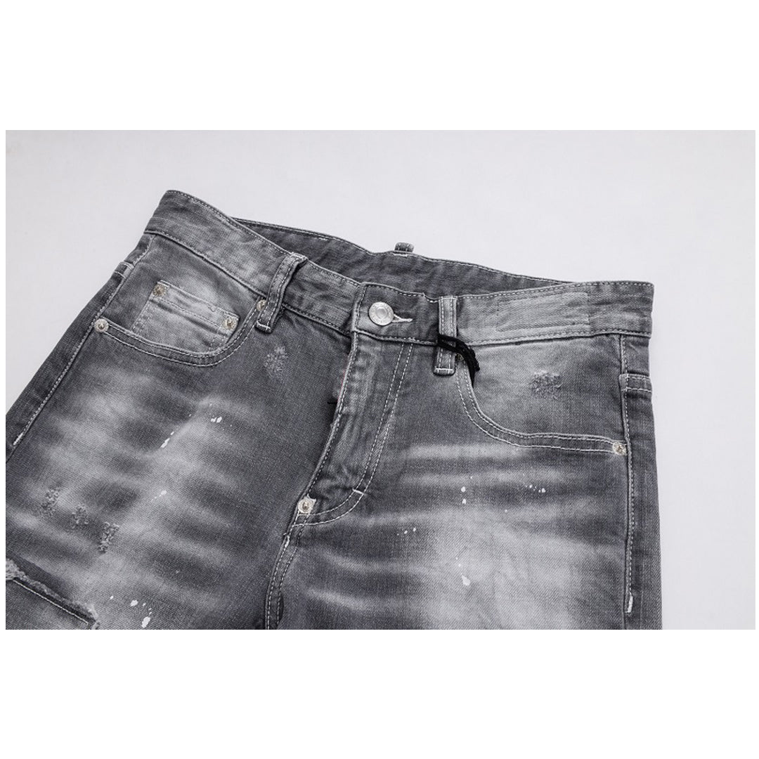 Exclusive dsquared2  Distressed stretch fit Jeans — 28 — Top View