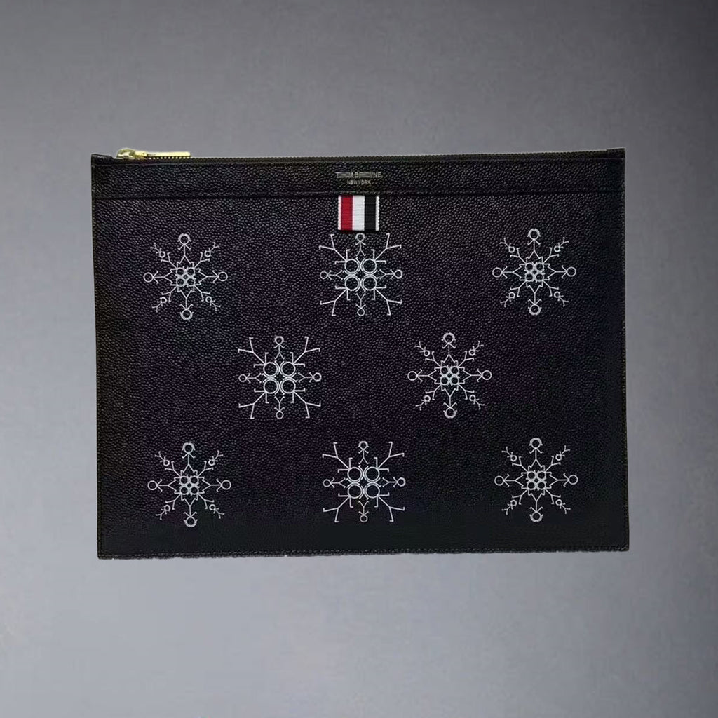 Exclusive 2025 Top-grade cowhide clutch — Large 33CM*25CM — Front View