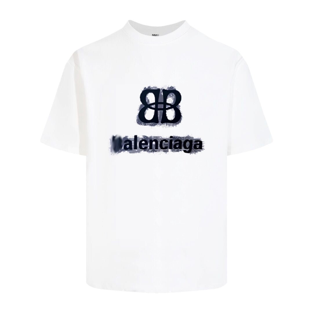 Exclusive Balenciaga 2025SS Man Classic T-shirt — Black — Size S — Front View