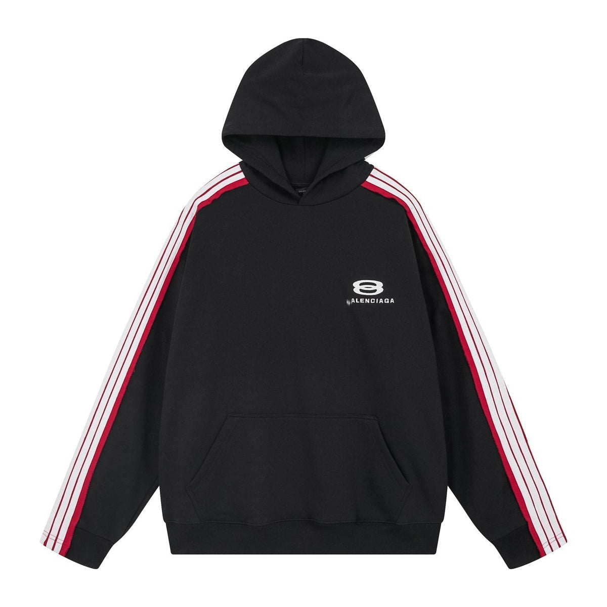 Exclusive Balenciaga New Classic Hoodie — White — Size XS — Front View