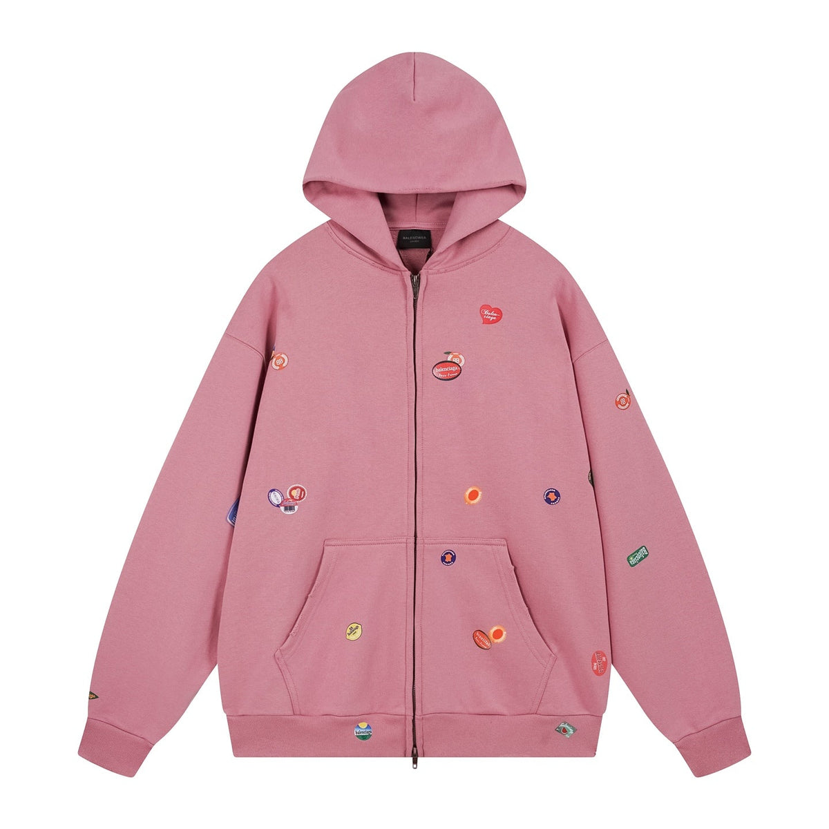 Exclusive Balenciaga  Crew Neck Loose Fit Hoodie — XS — Front View