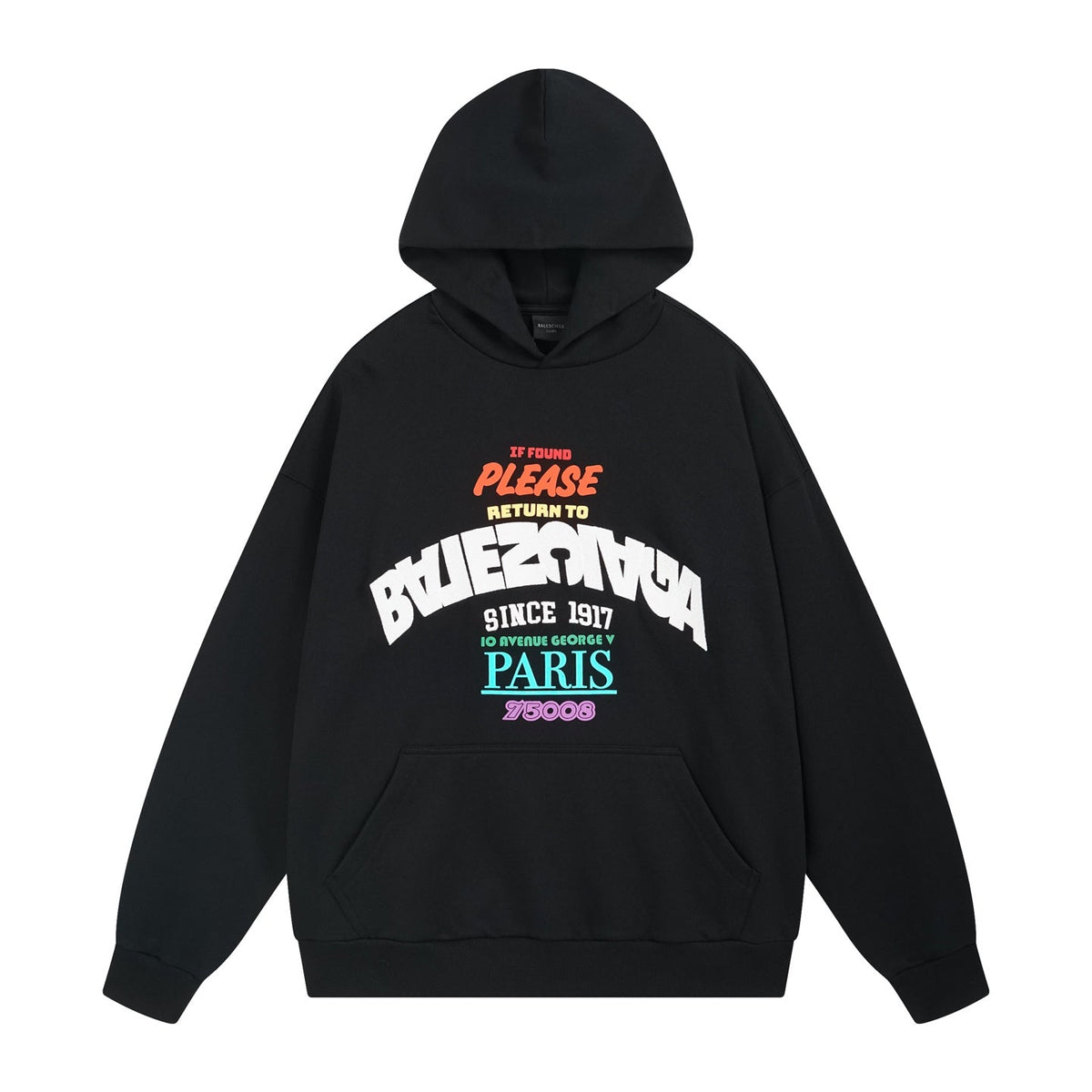 Exclusive Balenciaga New Classic Hoodie — XS — Front View
