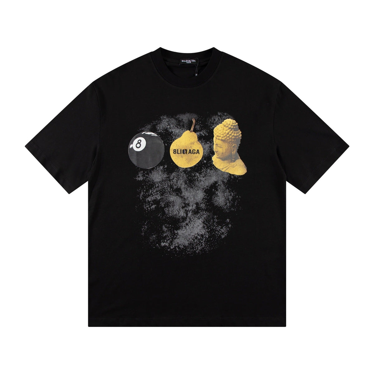 Exclusive Balenciaga Vintage T-shirt — Black — Size S — Front View