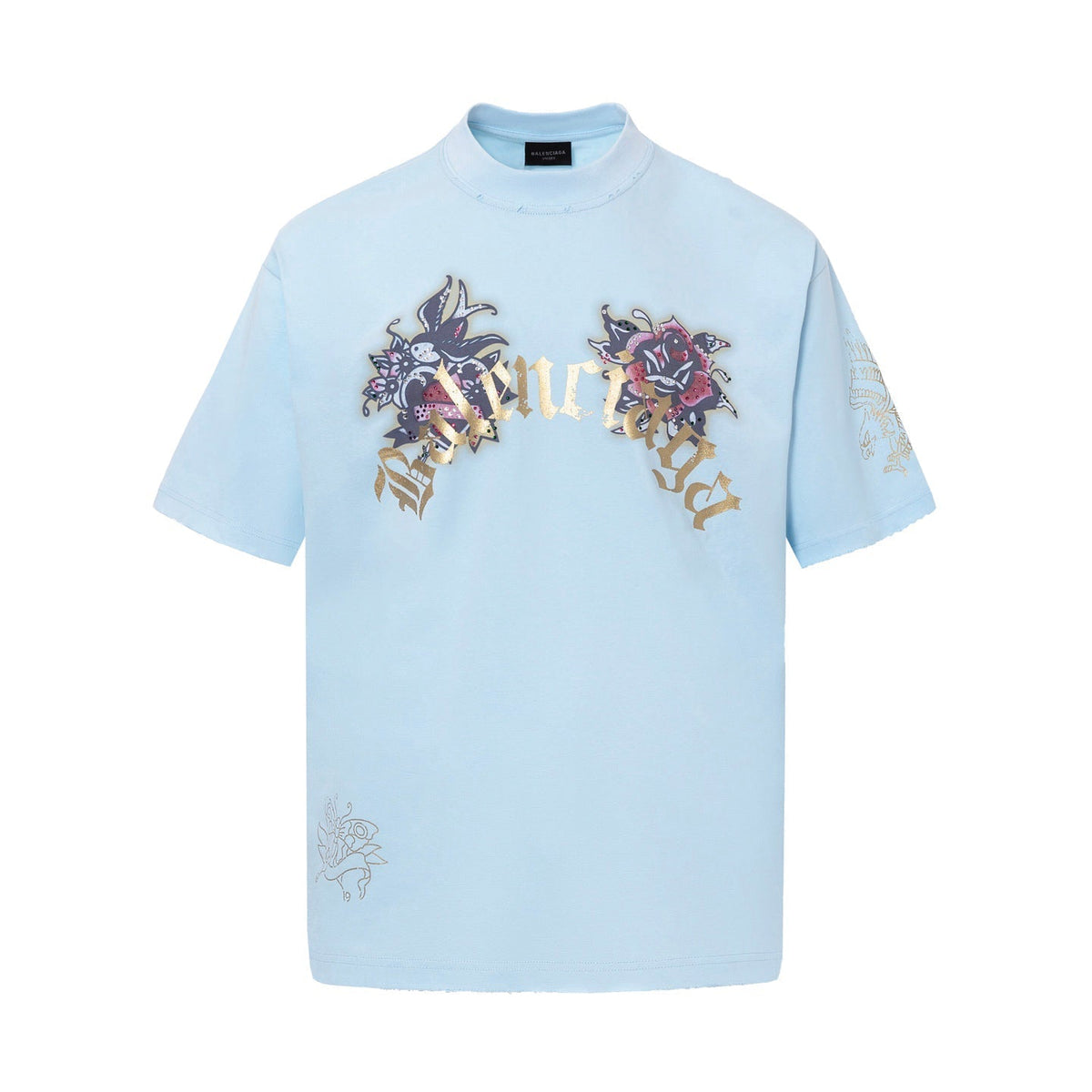 Exclusive Balenciaga new Fashion T-shirt — XS — Front View