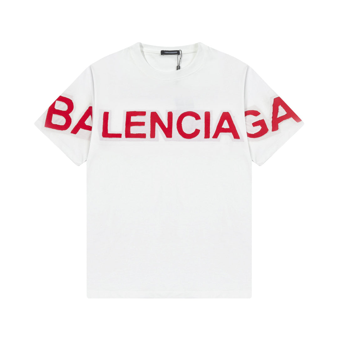 Exclusive Balenciaga Lettering Logo T-shirt — S — Front View