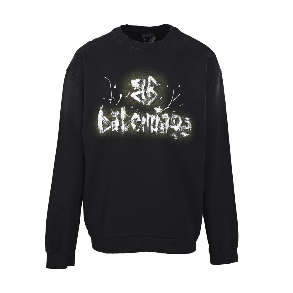 Exclusive Balenciaga  Black Hoodie — S — Front View