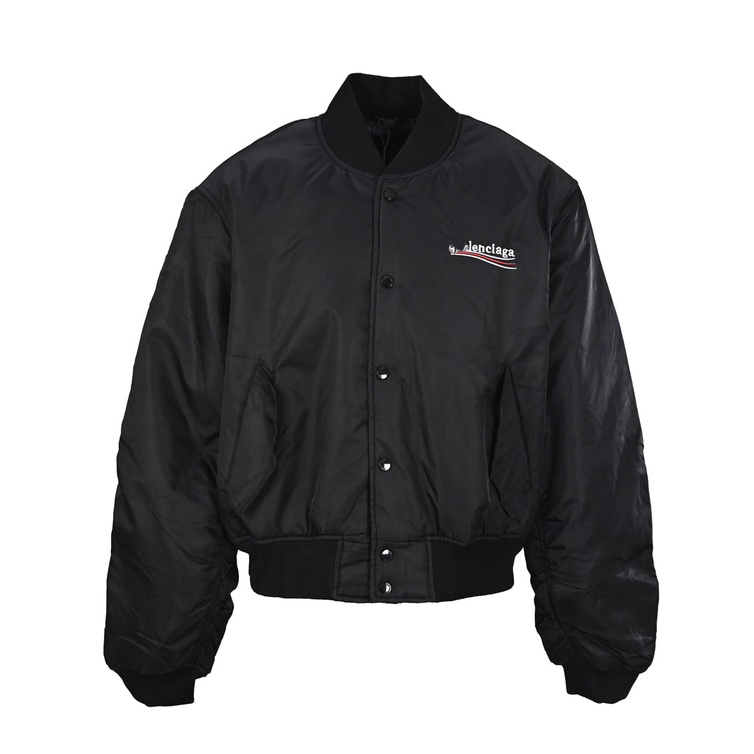 Exclusive Balenciaga Men's Baseball Jacket — S — Front View