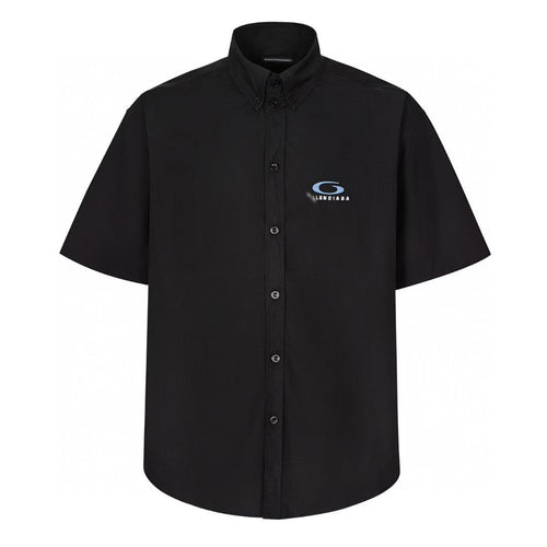 Exclusive 2025SS Plaid Short-Sleeve Shirt — S — Front View