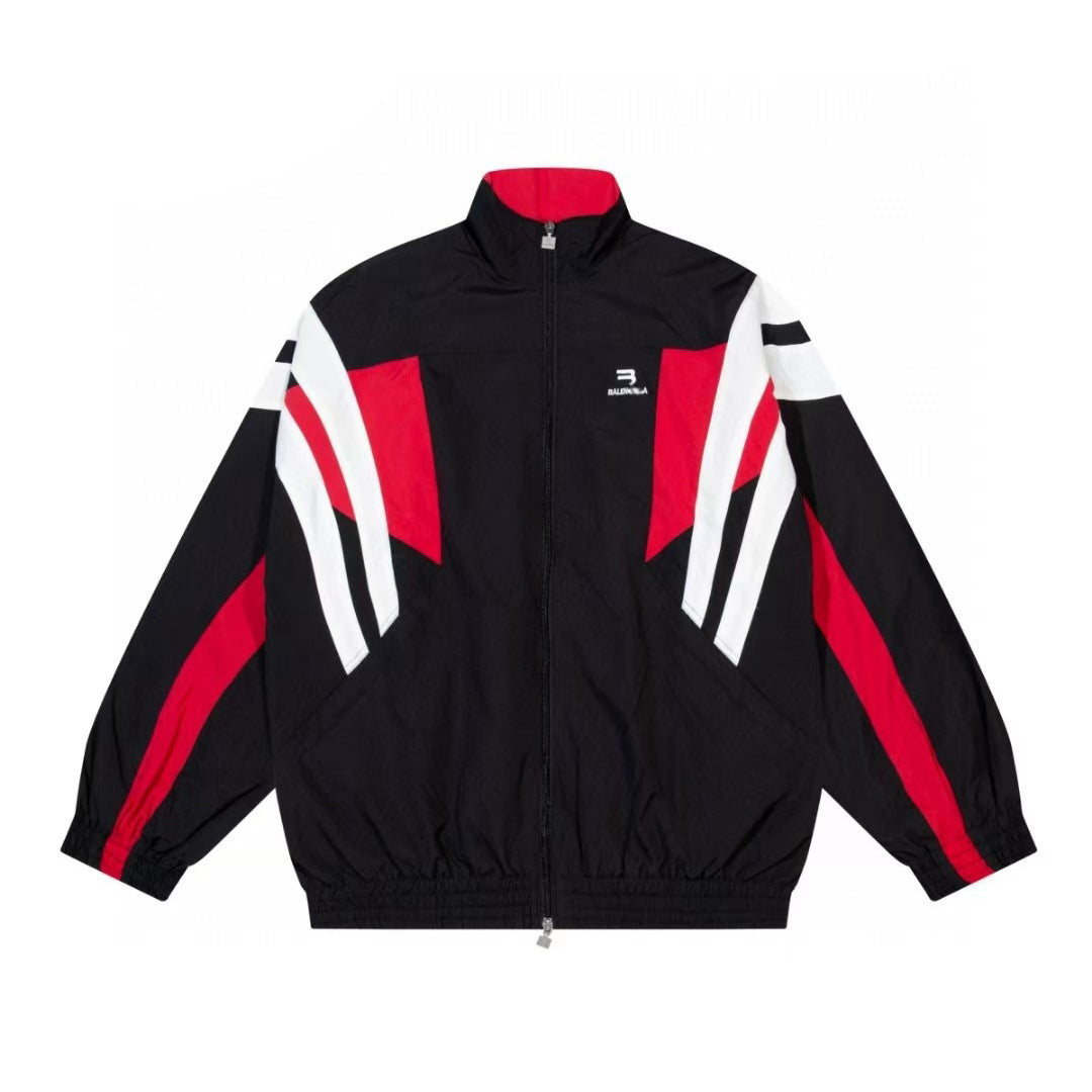 Exclusive Balenciaga  Men Trench Coat — Red — Size S — Front View