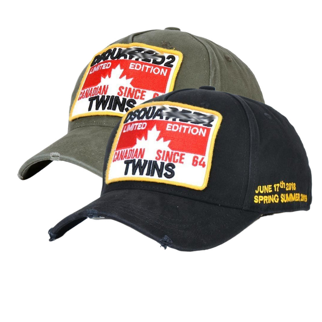 Exclusive dsquared2  2026ss Hat — Black — Front View