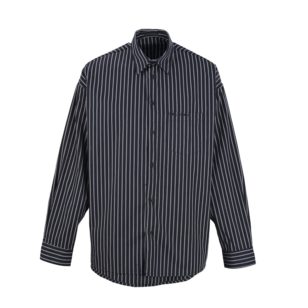Exclusive 2026SS Plaid Long-Sleeve Shirt — S — Front View