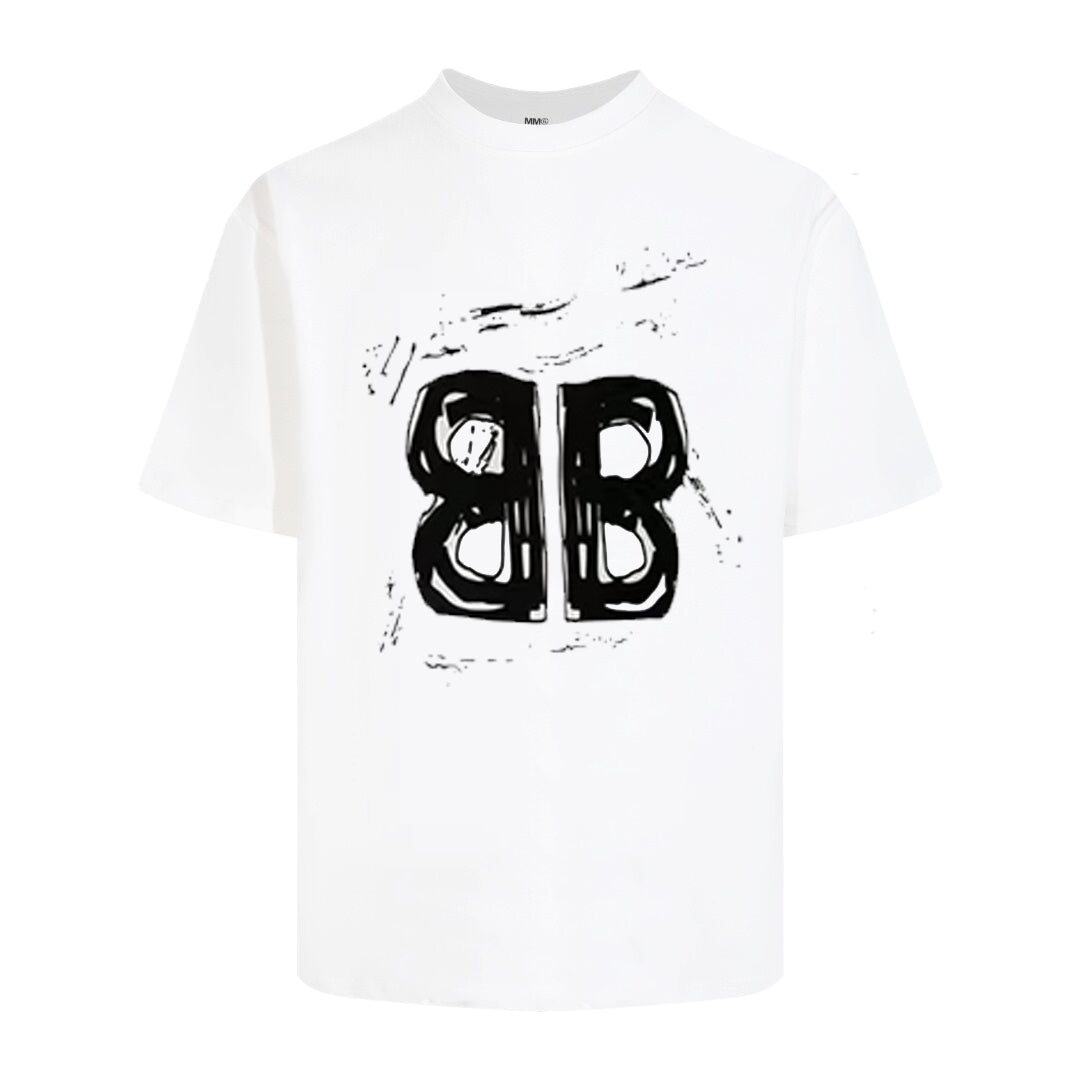Exclusive Balenciaga Couples' Style T-shirt — S — Front View