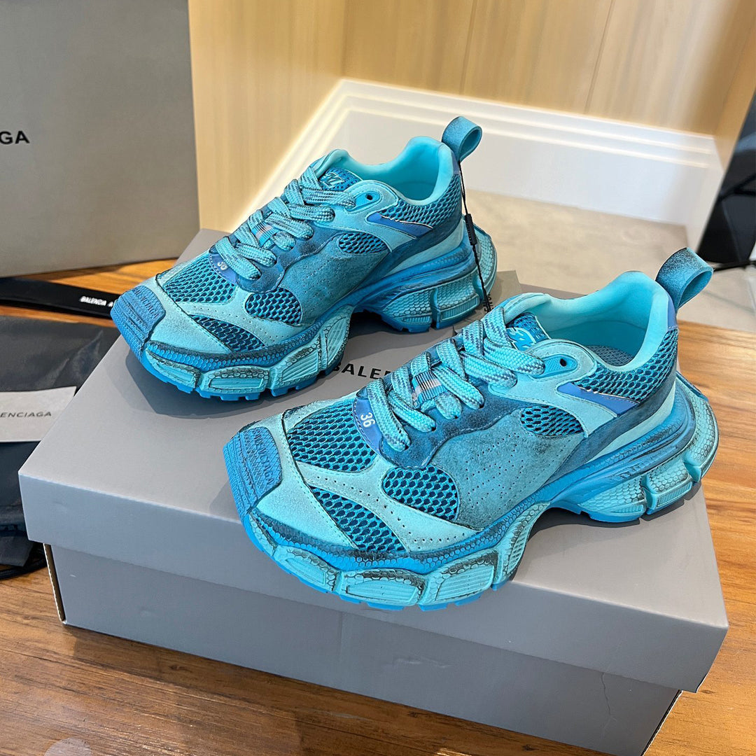 Exclusive Balenciaga Distressed Vintage Style Shoe — Style 1 — Size 36 — Side View