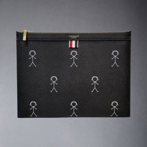Exclusive 2025 Top-grade cowhide clutch — Large 33CM*25CM — Front View